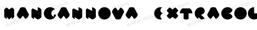ManganNova ExtraBold字体转换
